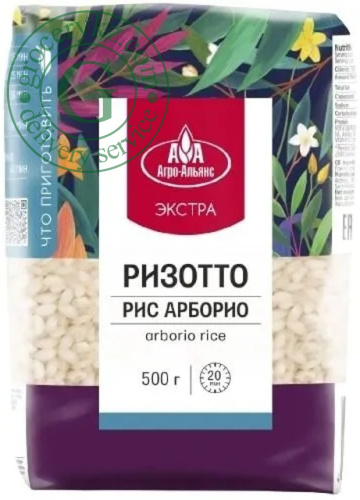 Agro Alliance arborio rice, 500 g
