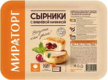 Miratorg cheese pancakes with cherry filling, 280 g