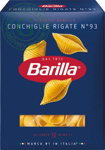 Barilla Conchiglie Rigate 93 pasta, 450 g