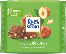 Ritter Sport milk chocolate, hazelnuts, 100 g