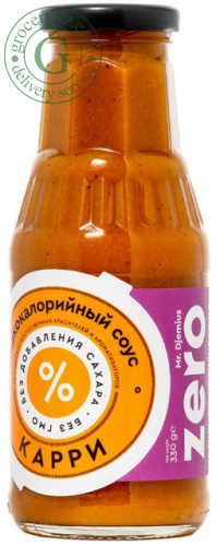 Mr.Djemius low calorie curry sauce, 330 ml