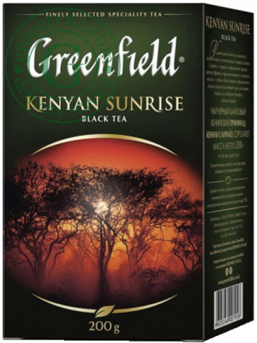 Greenfield Kenyan Sunrise black loose tea, 200 g
