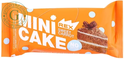 Rex protein mini cake, sweet carrot, 40 g