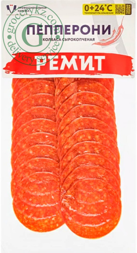Remit Pepperoni cured sausage, sliced, 90 g