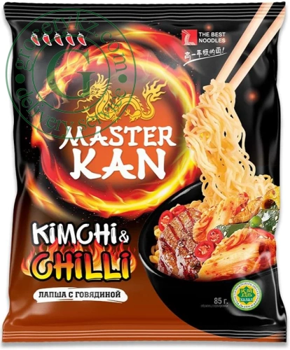 Master Khan beef noodles with chili, 85 g