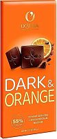 O'Zera dark chocolate, dark and orange, 90 g