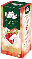 Ahmad Strawberry Cream black tea, 25 bags