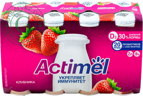Actimel yogurt, drinking, strawberry, 2.6%, 800 g