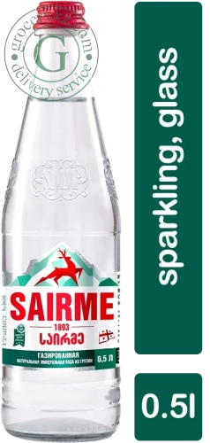 Sairme sparkling water, 0.5 l