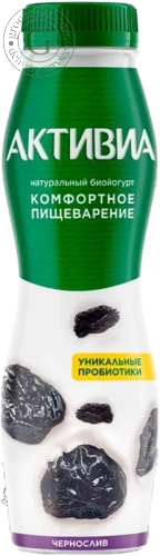 Activia yogurt, drinking, prunes, 260 g