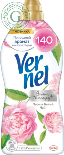 Vernel fabric softener, peony and white tea, 1740 ml