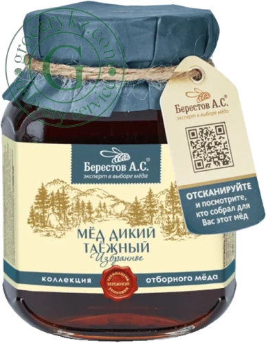 Berestov wild taiga honey, 500 g Berestov wild taiga honey, 500 g