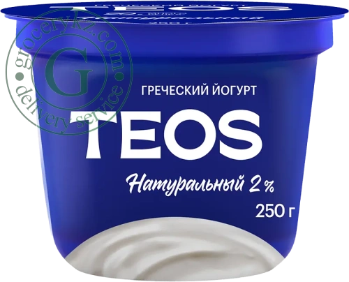 TEOS greek yogurt, classic, 2%, 250 g