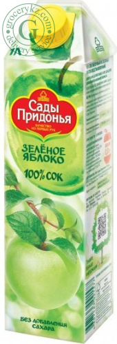 Sady Pridonia green apple juice, 1 l