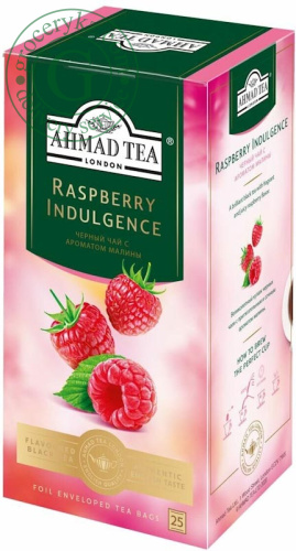 Ahmad Raspberry Indulgence black tea, 25 bags