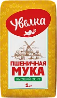 Uvelka wheat flour, premium grade, 1 kg