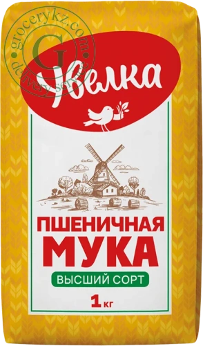 Uvelka wheat flour, premium grade, 1 kg