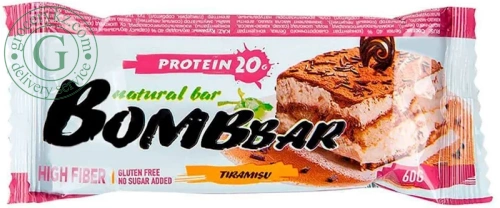 Bombbar protein bar, tiramisu, 60 g