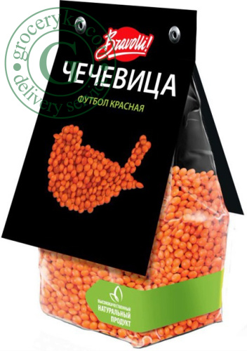 Bravolli red football lentils, 350 g