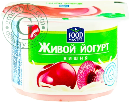 Foodmaster live yogurt, cherry, 110 g