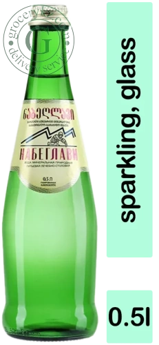 Nabeghlavi sparkling water, 0.5 l (glass bottle)