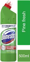 Domestos toilet cleaner, pine fresh, 500 ml