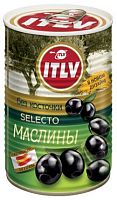 ITLV pitted black olives, selected, 425 ml