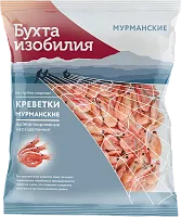 Bukhta Izobiliya Murmansk shrimps, 400 g