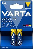 Varta Longlife Power AA batteries, 2 pc