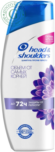 Head & Shoulders shampoo, volume from the roots, 400 ml