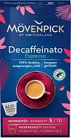 Movenpick Nespresso coffee capsules, decaffeinato, 10 pc