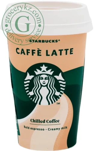 Starbucks Caffe Latte coffee milk drink, 220 ml