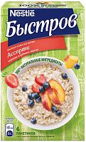 Nestle Bystrov instant oatmeal, blueberry, strawberry and peach, 6 packs, 240 g