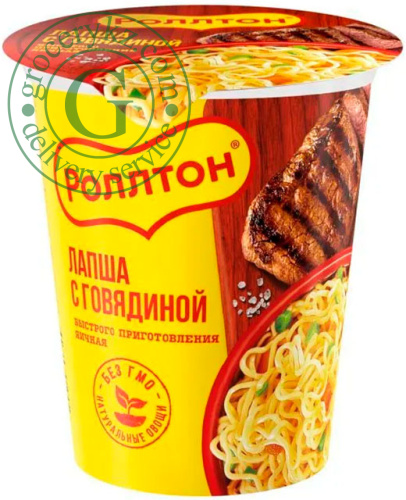 Rollton homemade beef noodles, 70 g