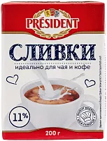 President cream, 11%, 200 g