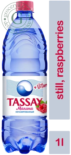 Tassay still water, raspberries, 1 l