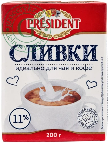President cream, 11%, 200 g