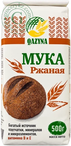 Qazyna rye flour, 500 g