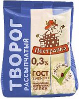 Pestravka cottage cheese, crumbly, 0.3%, 300 g