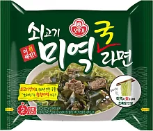 Ottogi beef and seaweed ramen, 115 g