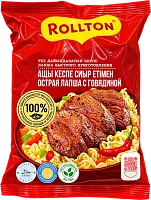 Rollton homemade beef noodles, hot, 85 g