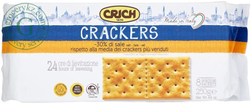 Crich crackers, unsalted, 250 g