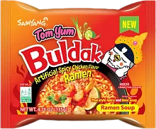 Samyang Buldak Tom Yum flavour ramen, 135 g