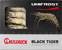 Unifrost black tiger shrimps, 1 kg