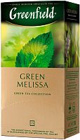 Greenfield Green Melissa green tea, 25 bags