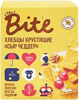 Bite corn-rice crispbread, cheddar, 100 g