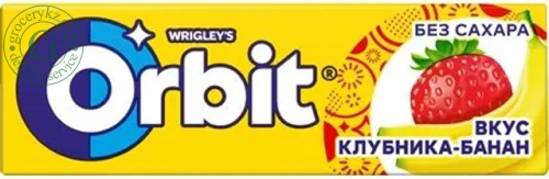 Orbit gum, strawberry and banana, 13.6 g
