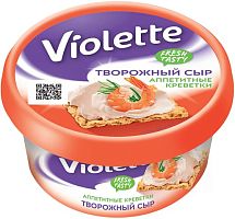 Violette cream cheese, shrimps, 140 g