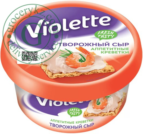 Violette cream cheese, shrimps, 140 g