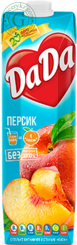 DaDa peach juice, 0.95 l